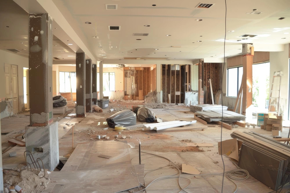 Residential home renovation project in Los Angeles