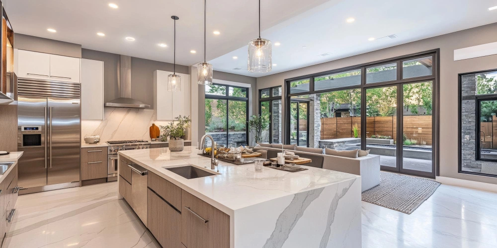 Luxury home remodeling and custom kitchen renovation project in Los Angeles