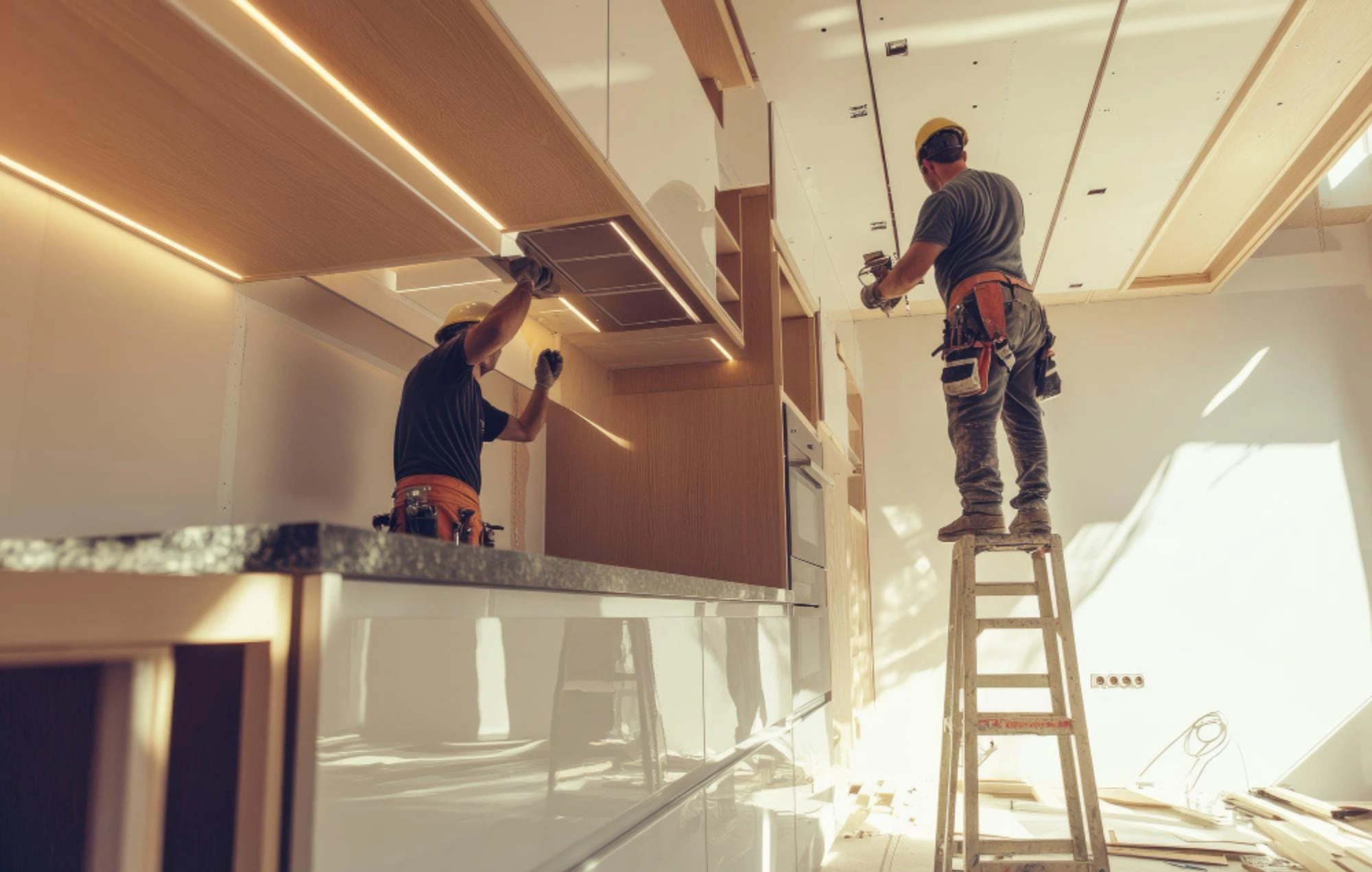Custom kitchen renovation project in Los Angeles