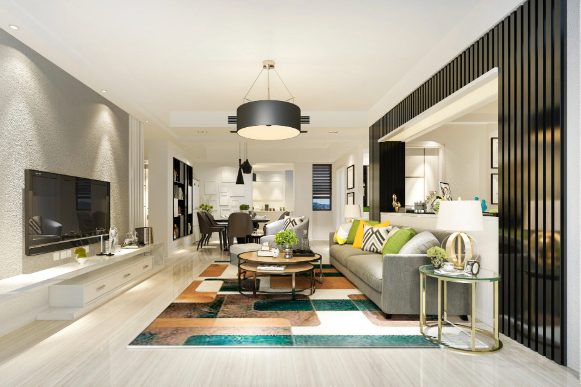 Modern residential remodeling with upgraded living space and finishes